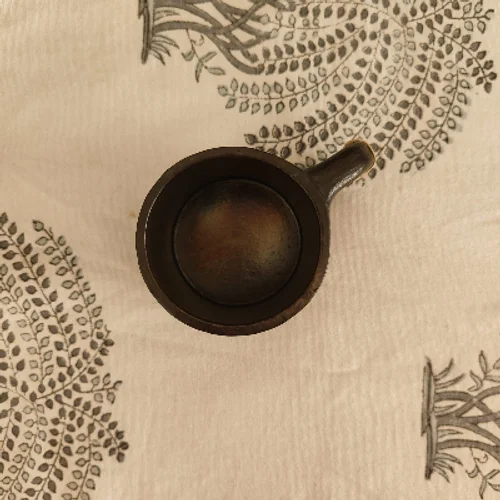 Tea /Coffee: Black Pottery Cups - Image 4