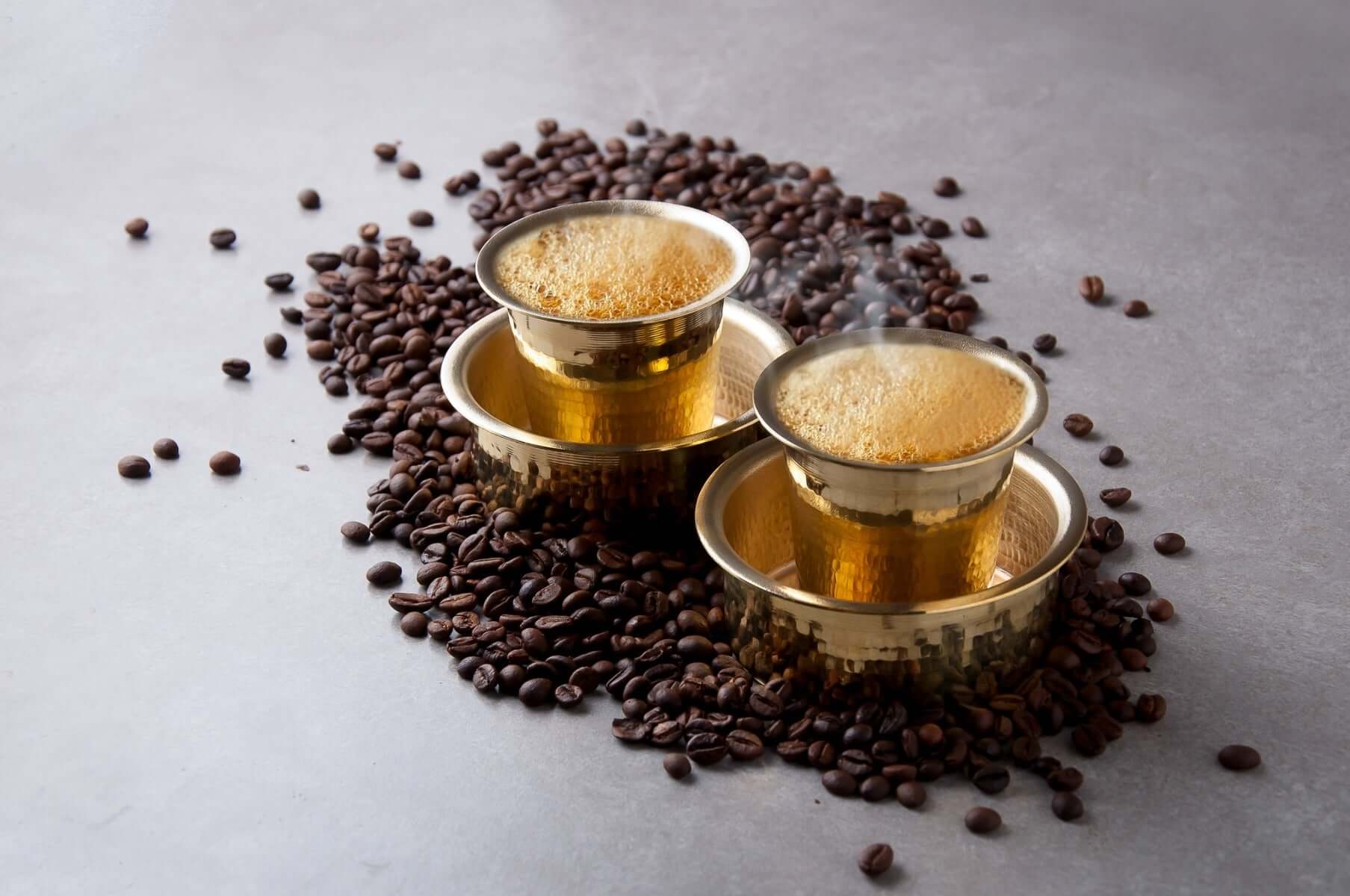 Traditional Brass Coffee Davara Tumbler - Image 6