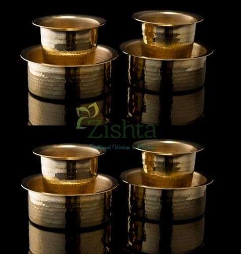 Brass Coffee Filter Large and Davara Tumbler Combo - Image 4