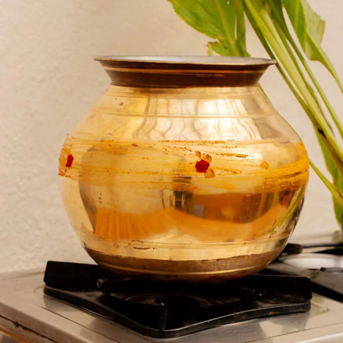 Brass cooking pot / Pongal pot - Image 4