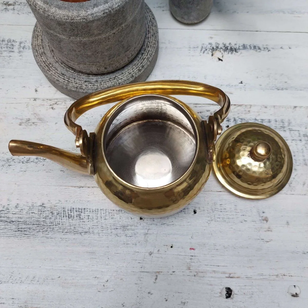 Brass kettle/ Tea Pot - Image 4