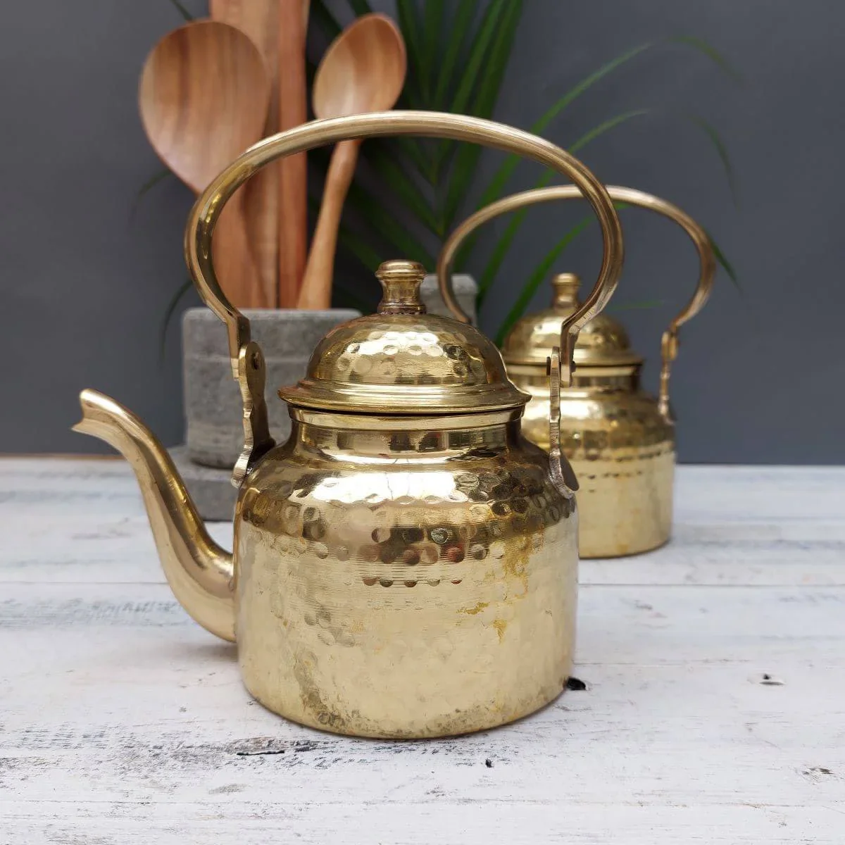 Brass kettle/ Tea Pot - Image 5