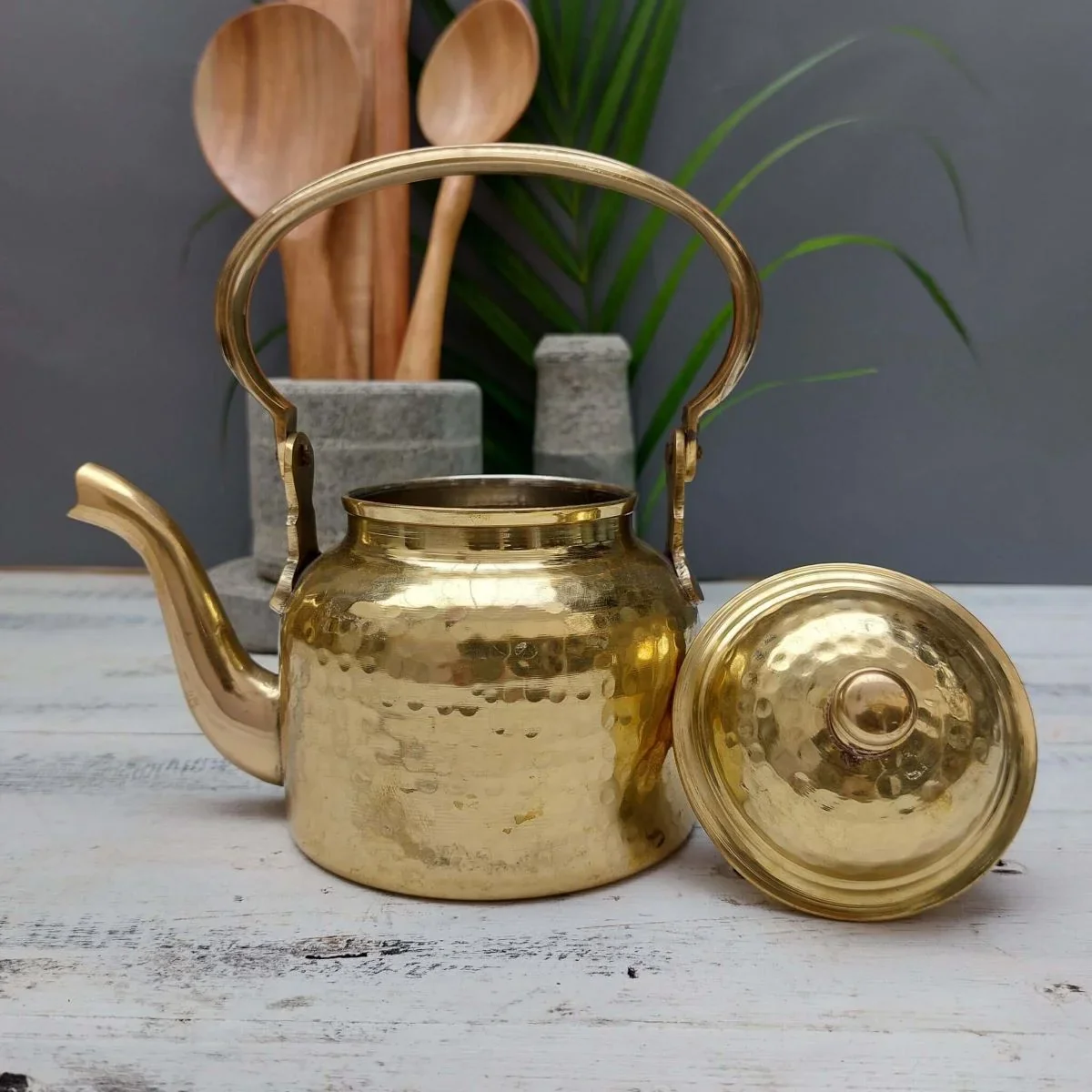 Brass kettle/ Tea Pot - Image 6