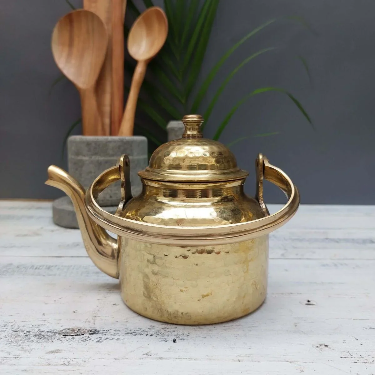 Brass kettle/ Tea Pot - Image 7