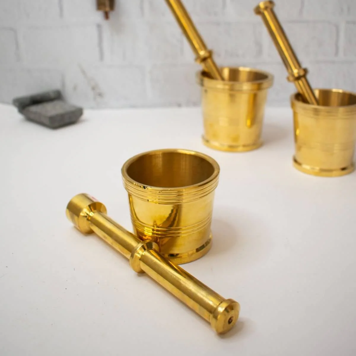 Brass Mortar & Pestle - Image 4