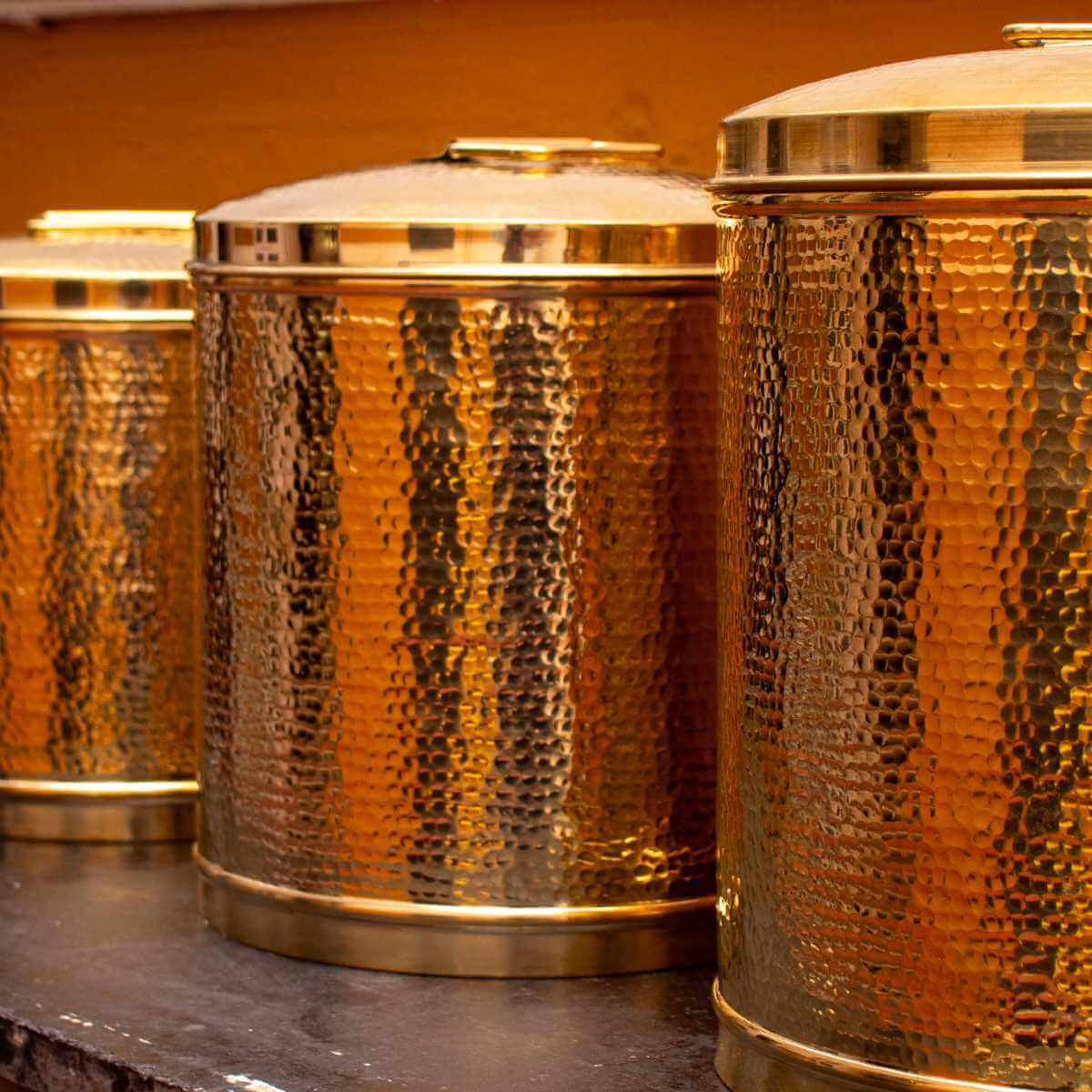 Brass Storage Pawali / Drum - Image 7