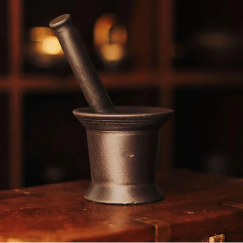 Cast Iron Mortar and Pestle - Image 2
