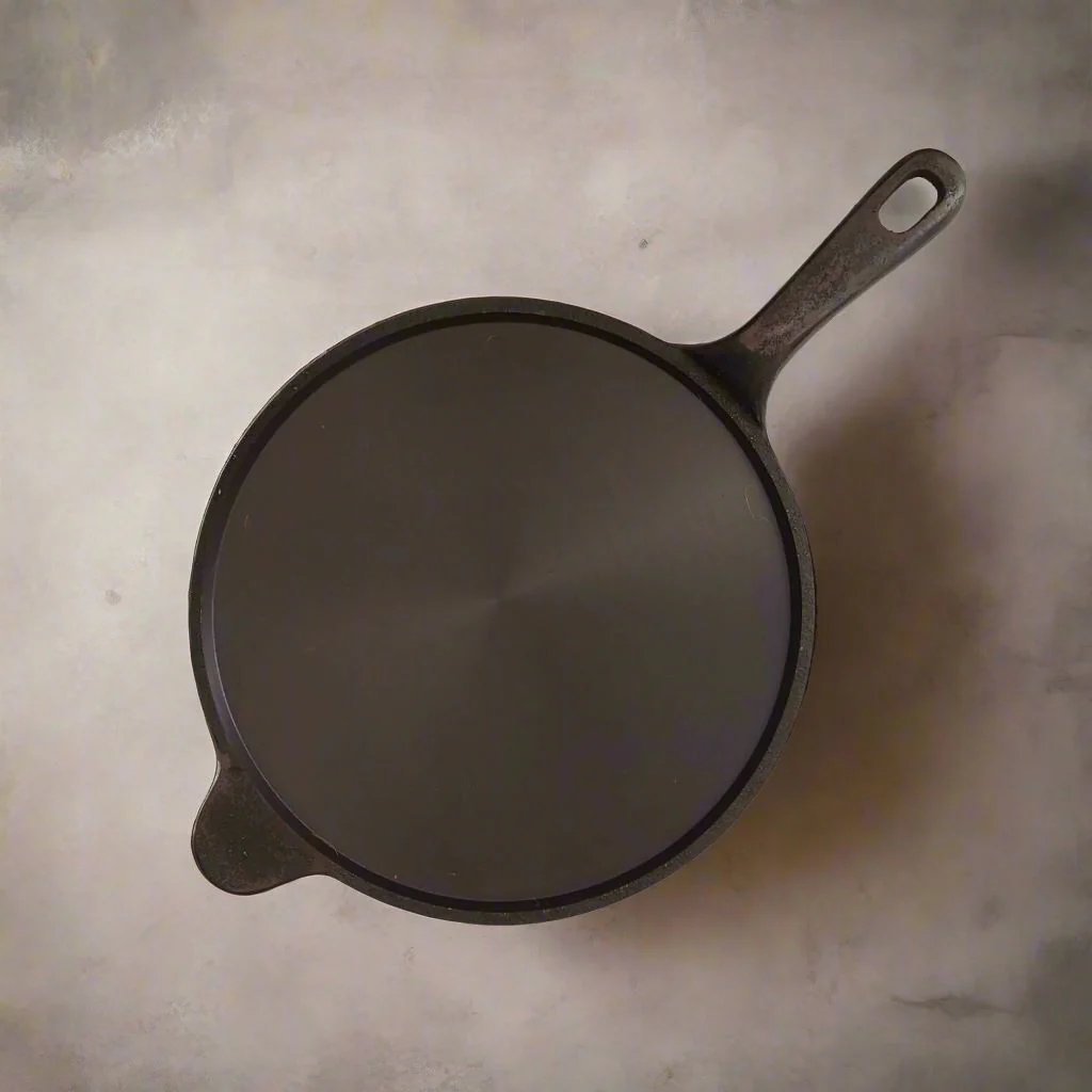Cast Iron Tawa With Long Handle - Image 2