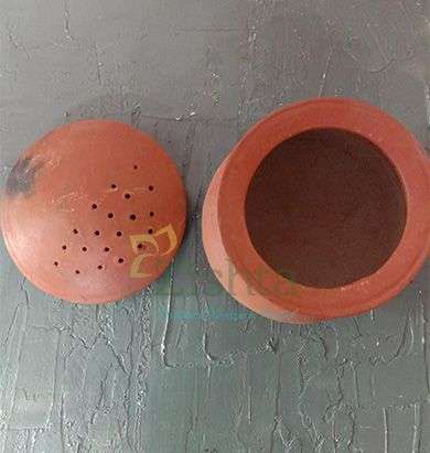 Clay Rice Pot with Strainer Plate - Image 3