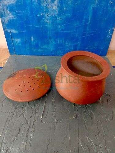 Clay Rice Pot with Strainer Plate - Image 4