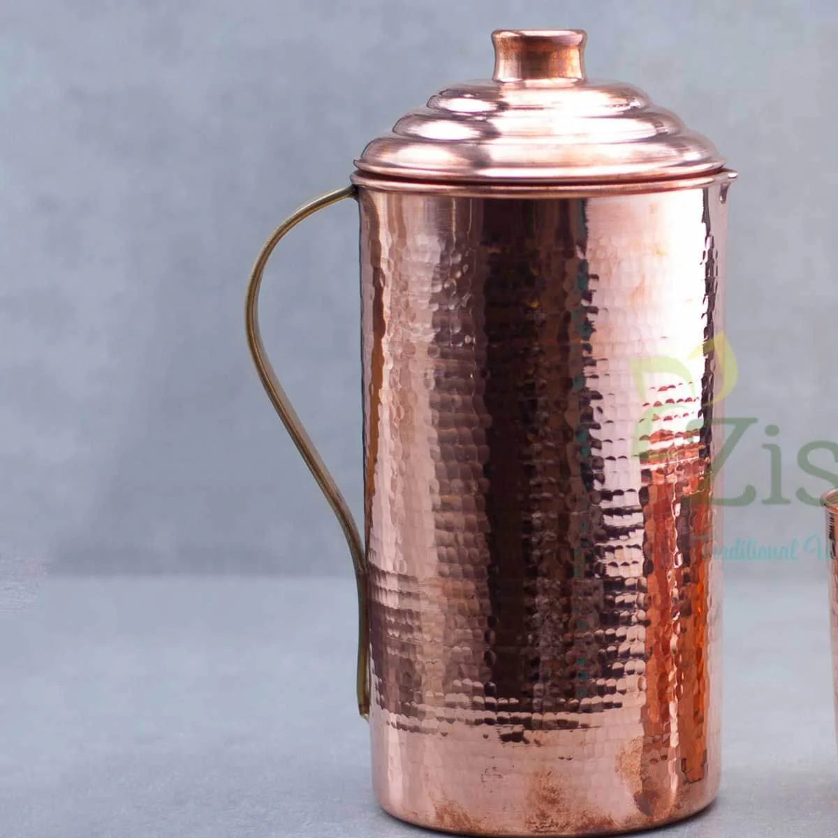 Handcrafted Copper Water Jug - Image 4