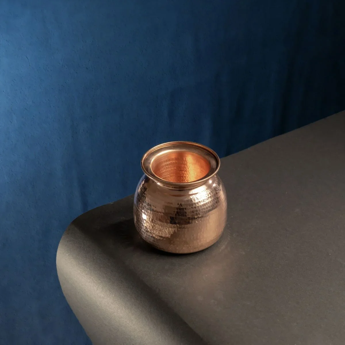 Copper Water Pot With Cup (Sombu - Lota) - Image 6