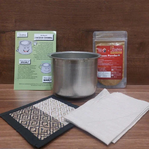 Eeya chombu (Tin vessel) - Adukku Shape - Image 5
