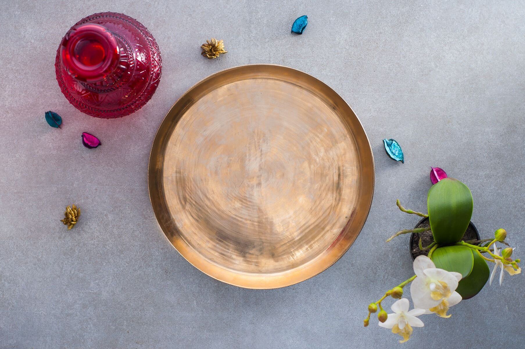 Kansa - Bronze Hand Crafted Dinner Plates - Image 4