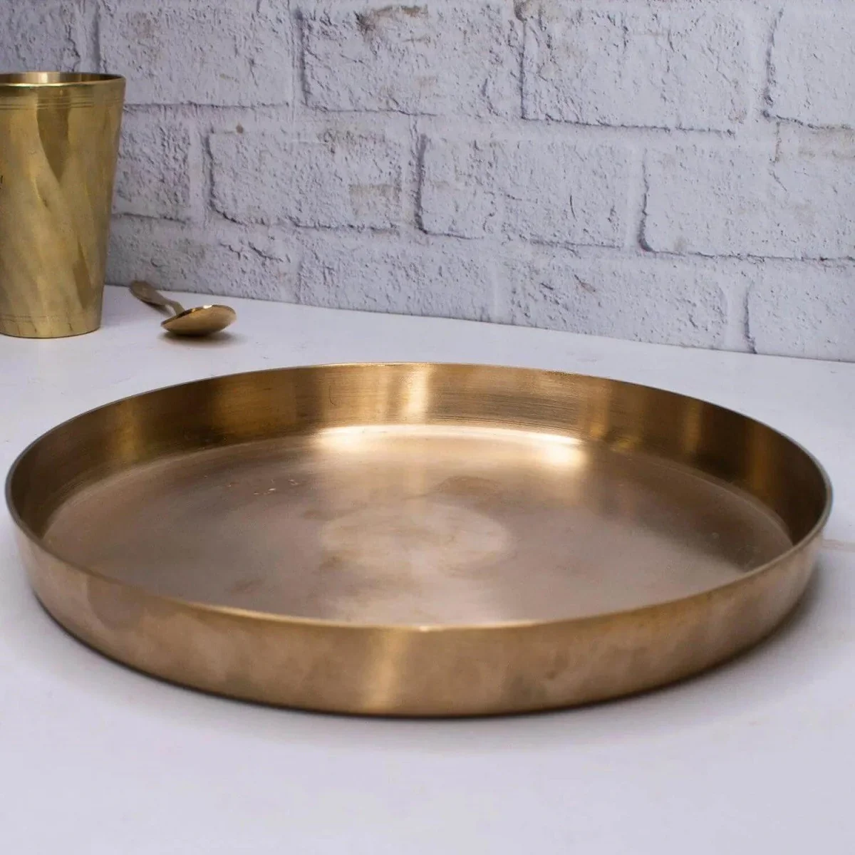 Kansa Thali Matt Finish - Image 3