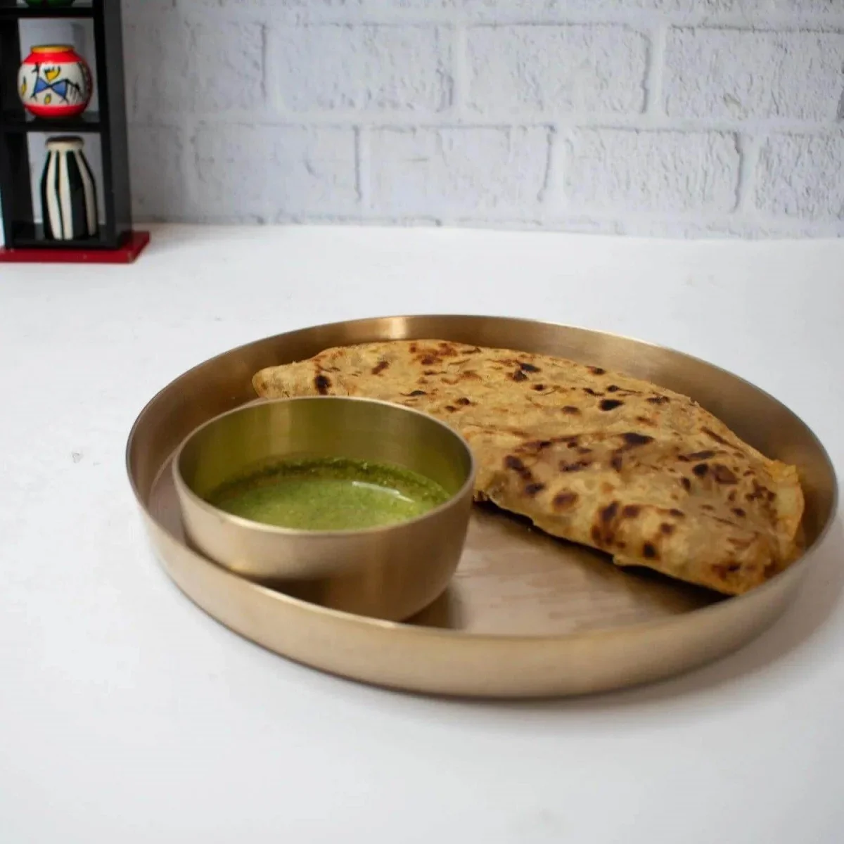 Kansa Thali Matt Finish - Image 4