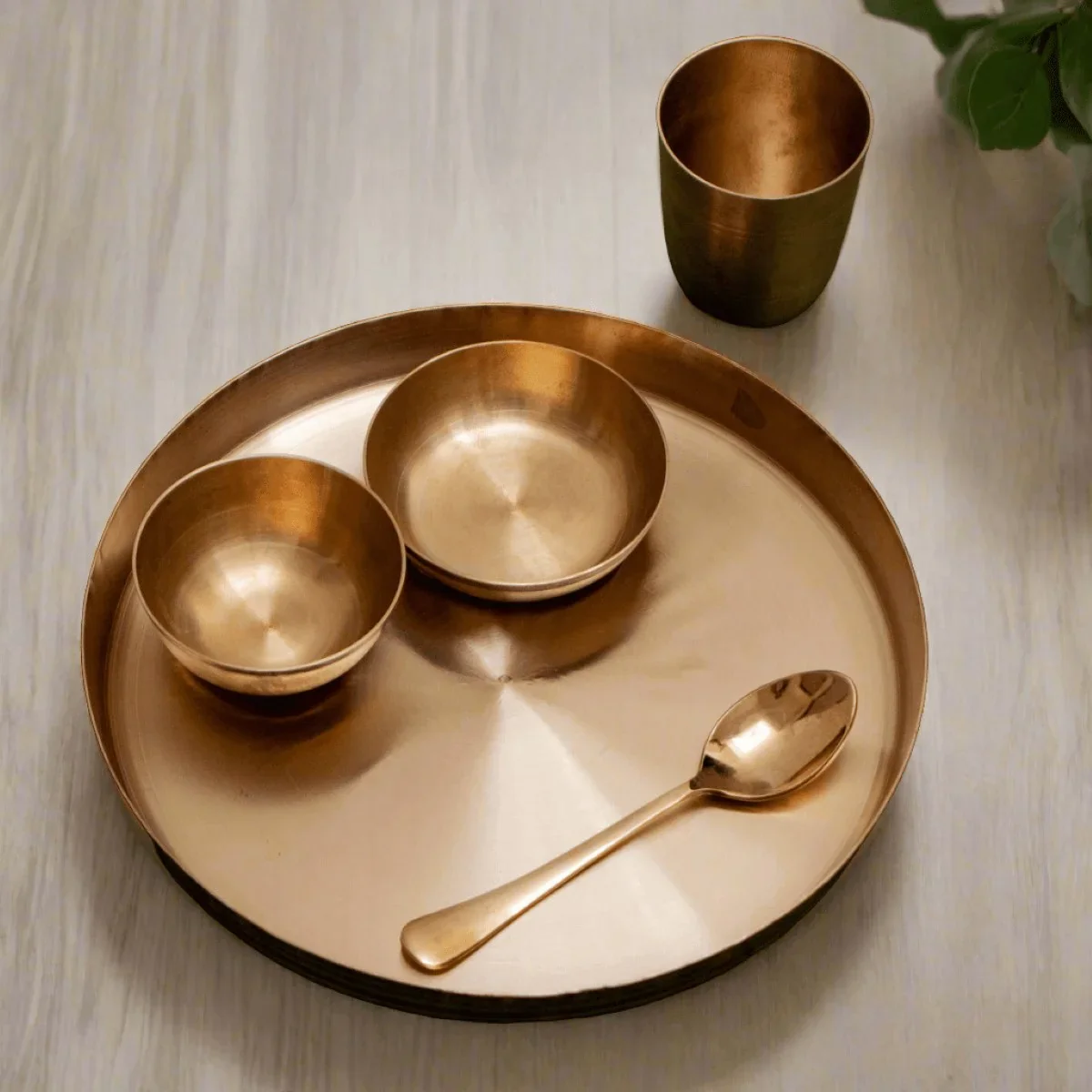 Kansa Thali Set Gujarat - Image 4