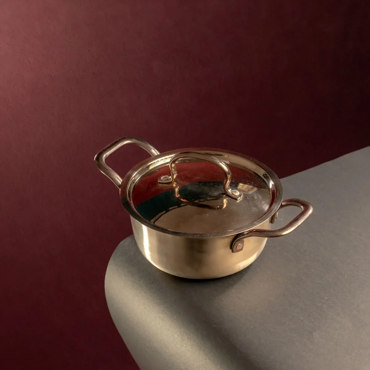 Kansa Tulsi Casserole/Cooking Pot - Image 3