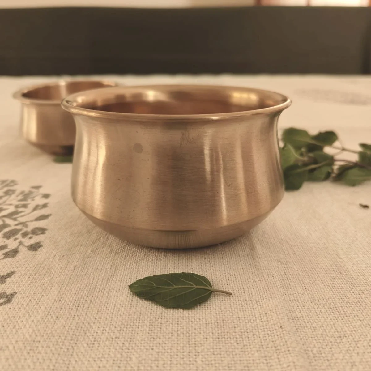 Kansa Tulsi Cookware Handi - Image 5