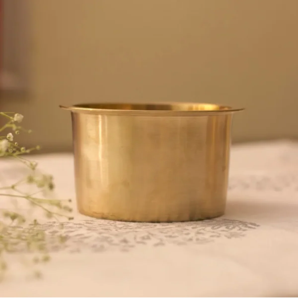 Kansa Tulsi Serveware Gravy Pot/Gunj - Image 4