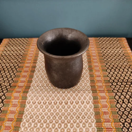 Manipur Black Pottery Water Mug - Image 2