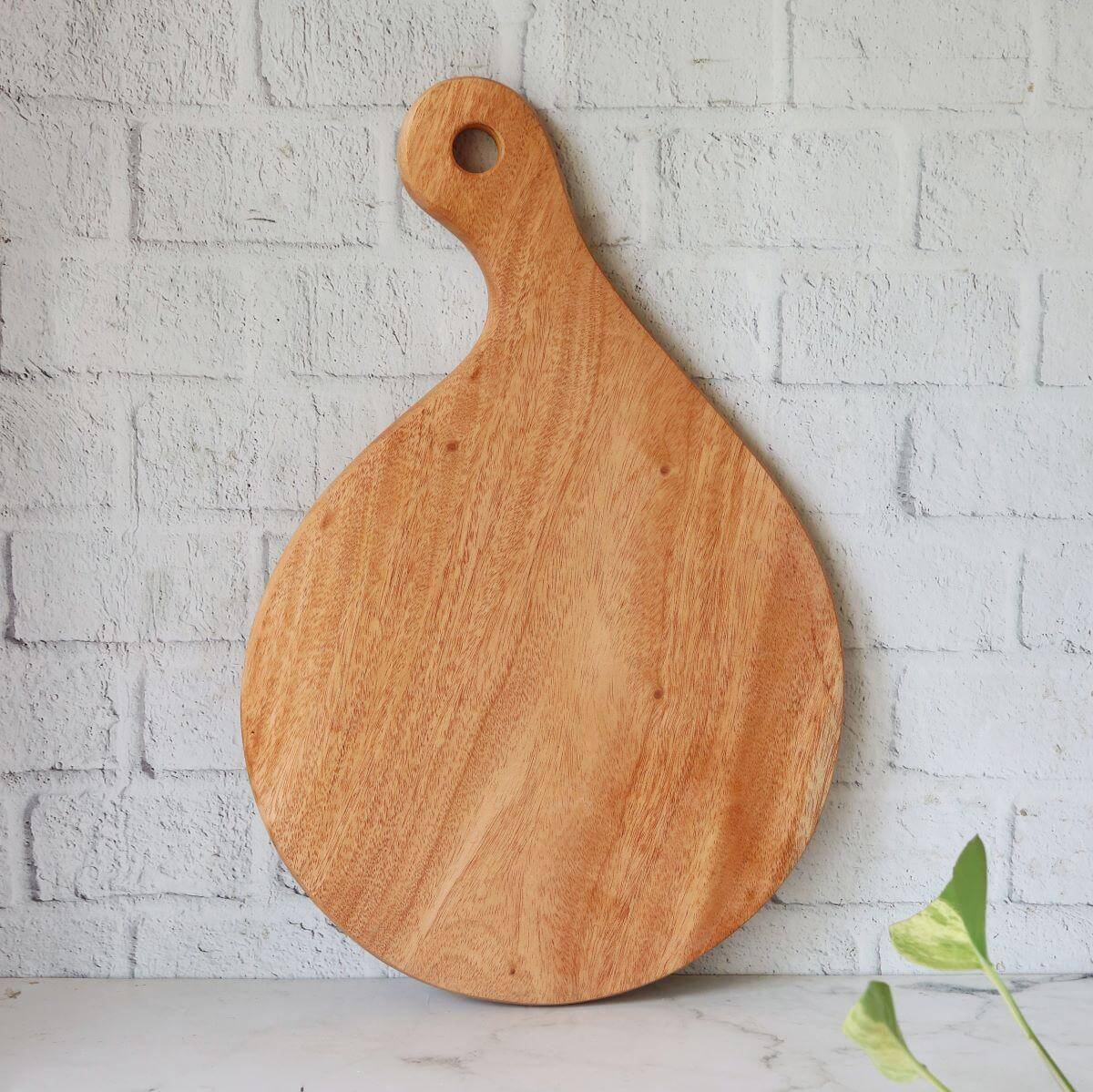 Neem Wood Chopping Board Compact Designer Shape - Image 2