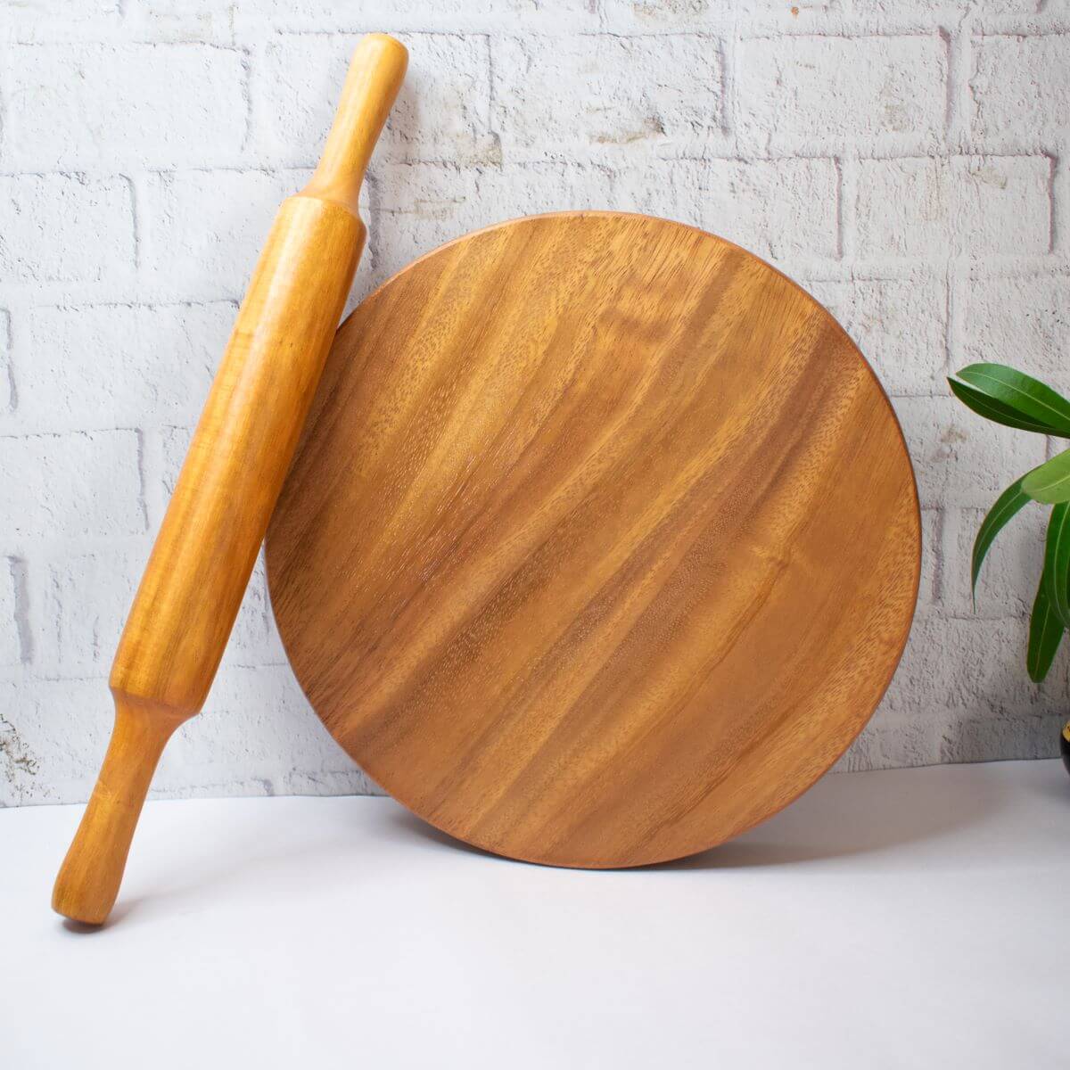Neem Wood Roti Chakla Belan