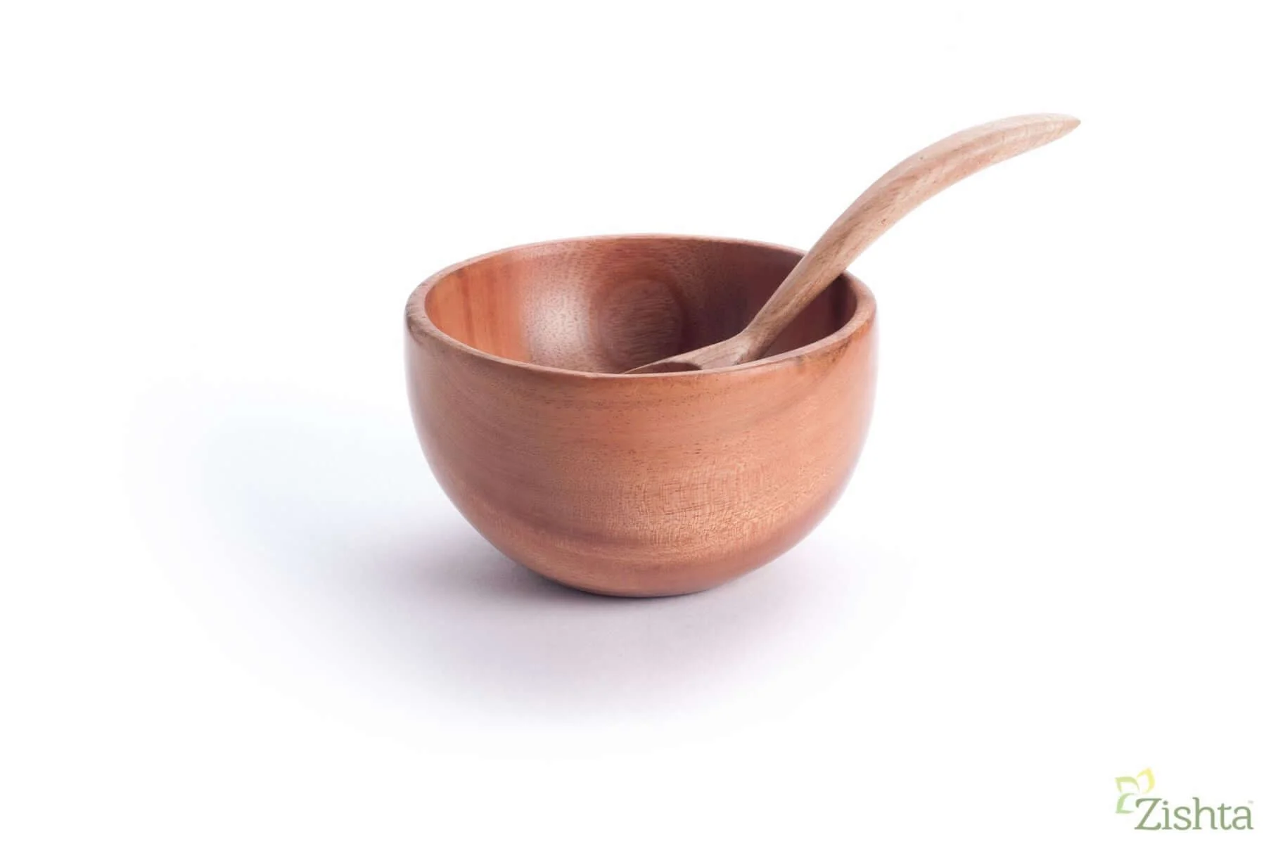 Neem Wood Soup Bowl (Set of 2) - Image 3