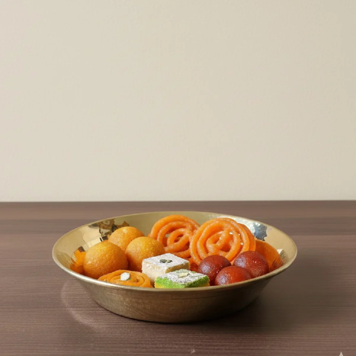 Rakesh Ji Ka Brass Paraat - Medium 10" (Without Tin Coating) - Image 2