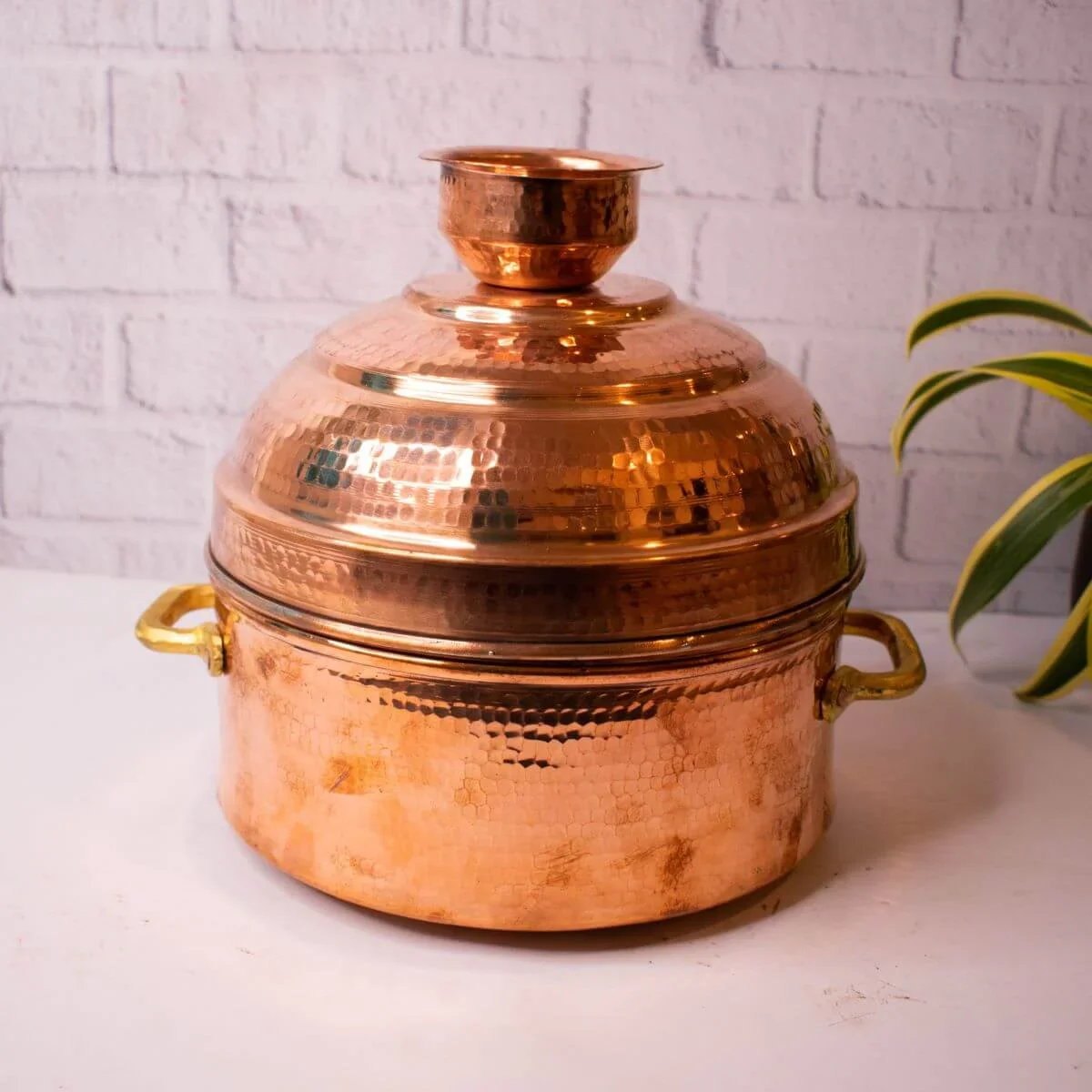 Traditional Copper Modak Patra - Steamer Vessel - Image 8