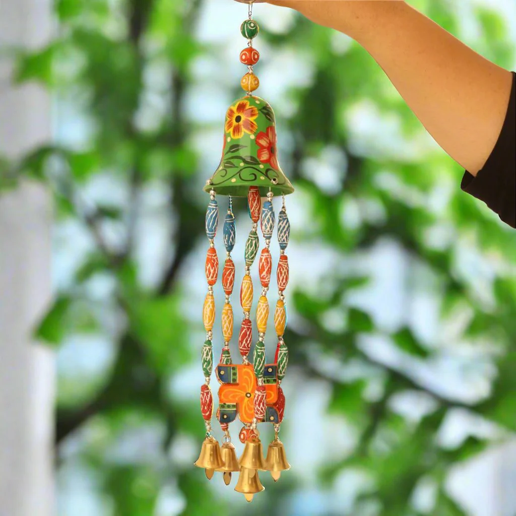 Varanasi Wooden Hanging Thoran Set Of 2 - Image 2